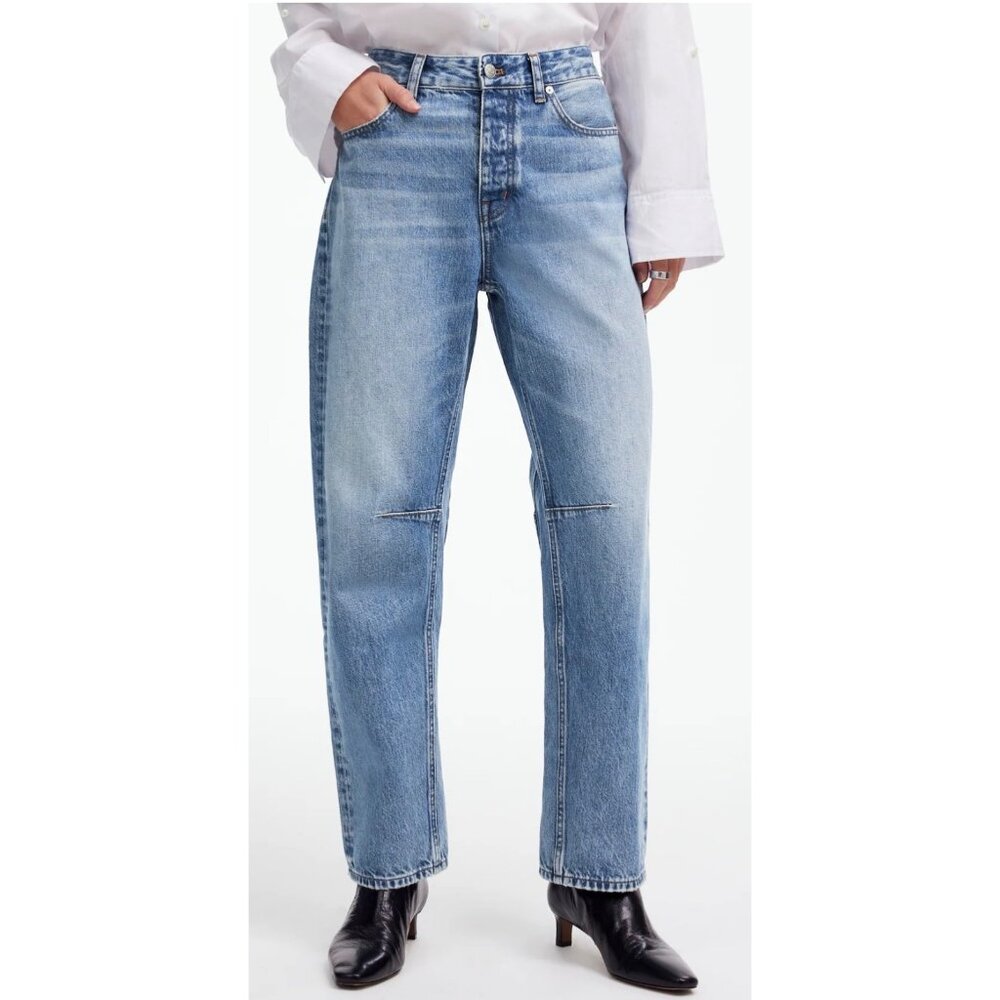 Madewell Darted Barrel-Leg Jean, 30